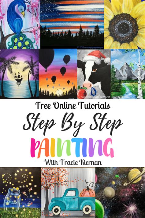 easy beginner paintings|15 Step By Step Acrylic Painting Tutorials Perfect for .